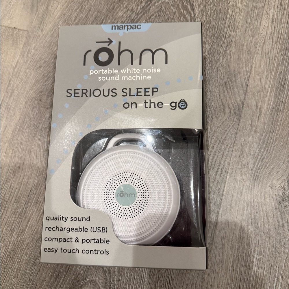 Rohm Portable White Noise Machine - White